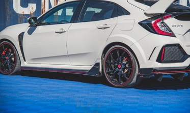 Дифузори бічних порогів Racing Honda Civic X Type R фото