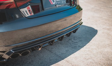Накладка заднього бампера Audi S8 D4 рестайл фото