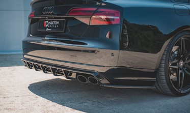 Бічні накладки заднього бампера Audi S8 D4 післярестайл фото