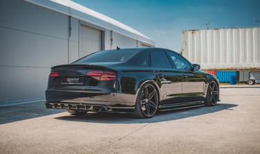 Бічні накладки заднього бампера Audi S8 D4 післярестайл фото