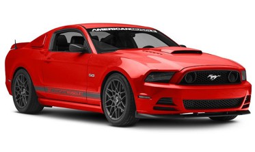 Дифузор передий GT500 для Ford Mustang GT V6 (2013-2014) фото