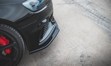 Тюнінг спліттер під передній бампер Audi RS3 8V рестайл вер.4 фото