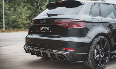 Бічні накладки заднього бампера Audi RS3 8V Sportback рестайл вер.2 фото
