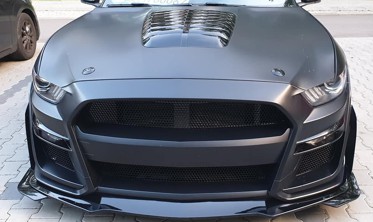 Тюнінговий бампер Ford Mustang з дифузором у стилі GT500 фото
