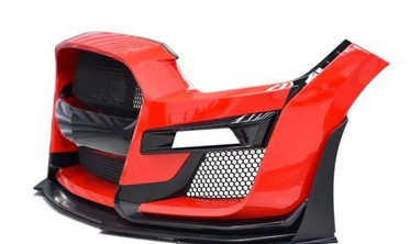 Тюнинговый бампер Ford Mustang в стиле Shelby GT500 фото