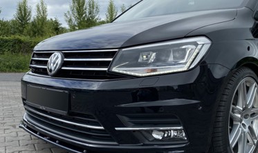 Спойлер переднего бампера Volkswagen Caddy MK3 рестайл фото