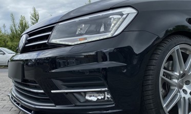 Спойлер переднего бампера Volkswagen Caddy MK3 рестайл фото