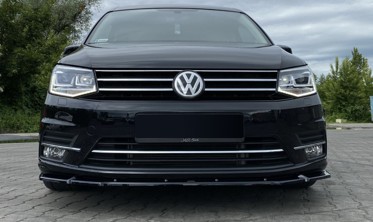 Спойлер переднего бампера Volkswagen Caddy MK3 рестайл фото