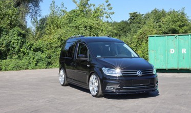 Спойлер переднего бампера Volkswagen Caddy MK3 рестайл фото