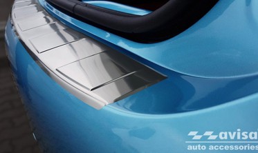Накладка на бортик заднего бампера Renault Zoe  фото