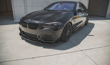 Накладка переднего бампера BMW 5 F10 / F11 М-пакет вер. 3 фото
