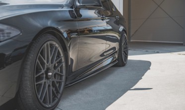 Бічні накладки під пороги BMW 5 F10/F11 М-пакет вер. 2 фото