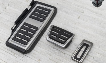 накладки на педали Audi A3 8v / Q2 / TT mk3, Seat Ateca / Leon mk3, Vw Golf VI / Passat B8 / Tiguan I / Touran II фото