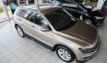 пороги-подножки боковые TIGUAN 2016-... фото