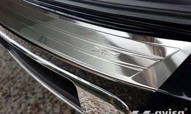 Захисна накладка на борт заднього бампера Mini Countryman R60 фото