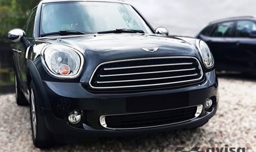 Защитная накладка на бортик заднего бампера Mini Countryman R60 фото