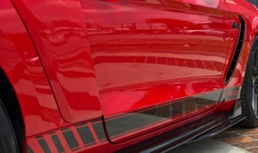 Диффузоры под пороги Ford Mustang в стиле GT500 фото