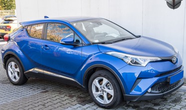Хром полосы на двери TOYOTA CH-R 2016-... фото