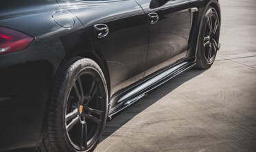 Накладки под боковые пороги Porsche Panamera Turbo 970 Facelift вер. 1 фото
