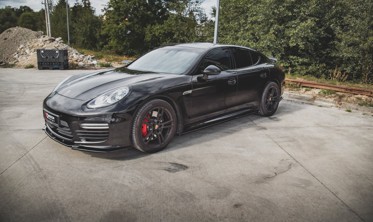 Накладки под боковые пороги Porsche Panamera Turbo 970 Facelift вер. 1 фото