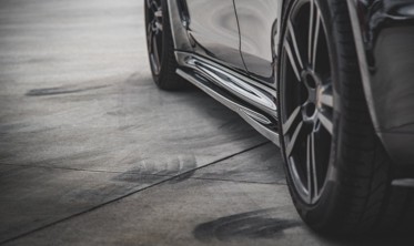 Накладки под боковые пороги Porsche Panamera Turbo 970 Facelift вер. 1 фото
