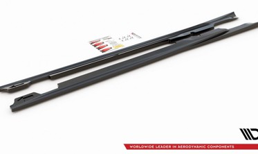 Накладки под боковые пороги Porsche Panamera Turbo 970 Facelift вер. 1 фото