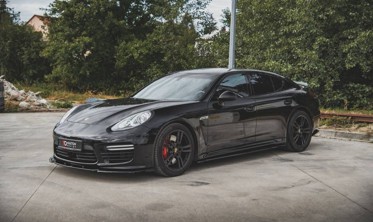 Боковые накладки порогов Porsche Panamera Turbo 970 FL вер. 2 фото