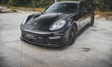 Спойлер на передний бампер Porsche Panamera Turbo 970 рестайл вер. 2 фото