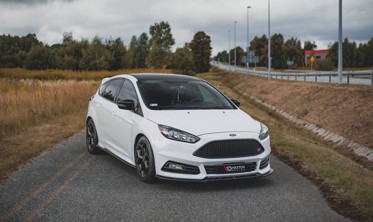 Дифузор для переднього бампера Ford Focus ST MK3 Facelift вер. 4 фото