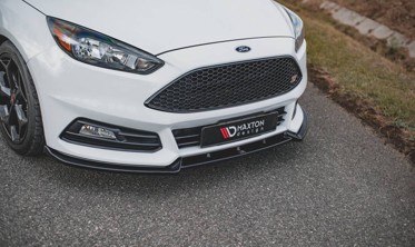 Дифузор для переднього бампера Ford Focus ST MK3 Facelift вер. 4 фото