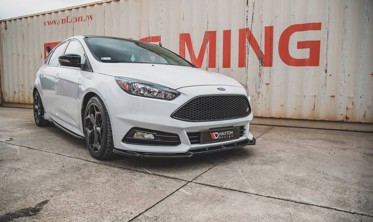 Передня накладка на бампер Ford Focus ST MK3 рестайл вер. 5 фото