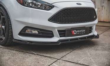 Передня накладка на бампер Ford Focus ST MK3 рестайл вер. 5 фото