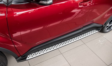 пороги-подножки боковые TOYOTA C-HR тип 1 фото
