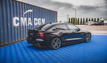 Бічні накладки порогів Volvo S60 R-design MK3 вер.2 фото