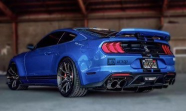 Накладка до спойлера багажника Ford Mustang GT500 фото