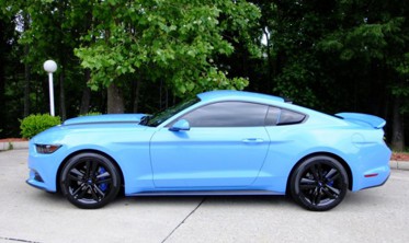 Накладки на боковые окна Ford Mustang короткие фото