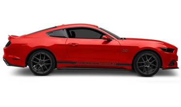 Накладки на боковые окна Ford Mustang большие фото