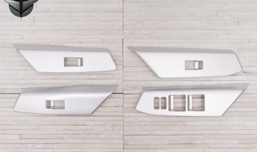 сатинові накладки склопідйомників TOYOTA RAV4 IV 2013-2019 фото