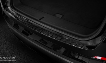 Карбоновая  накладка на бортик заднего бампера BMW X4 F26 фото