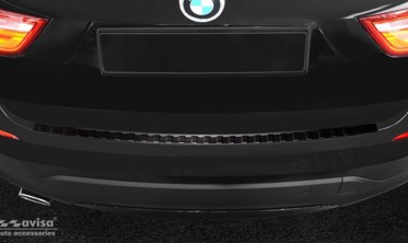 Карбонова накладка на борт заднього бампера BMW X4 F26 фото
