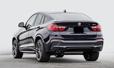 Карбонова накладка на борт заднього бампера BMW X4 F26 фото