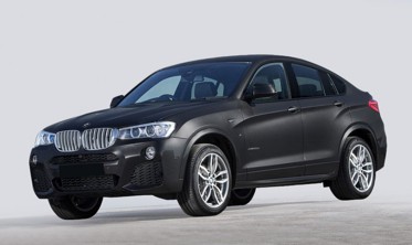 Карбонова накладка на борт заднього бампера BMW X4 F26 фото