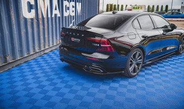 Тюнінгова накладка заднього бампера Volvo S60 R-design MK3 фото