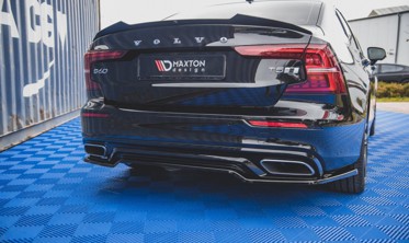 Тюнінгова накладка заднього бампера Volvo S60 R-design MK3 фото