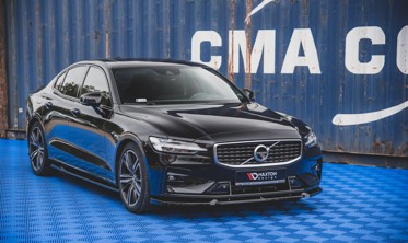 Тюнінг накладка на передній бампер Volvo S60 R-design MK3 вер.1 фото