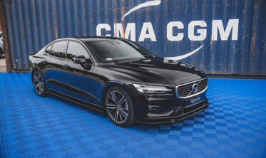 Накладка переднього бампера Volvo S60 R-design MK3 вер.2 фото