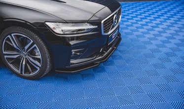 Накладка переднього бампера Volvo S60 R-design MK3 вер.2 фото