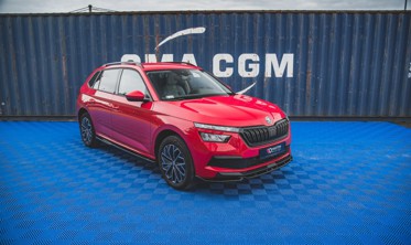 Тюнинг накладка переднего бампера Skoda Kamiq вер.1 фото