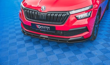 Диффузор на передний бампер Skoda Kamiq вер.2 фото