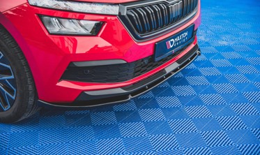 Диффузор на передний бампер Skoda Kamiq вер.2 фото